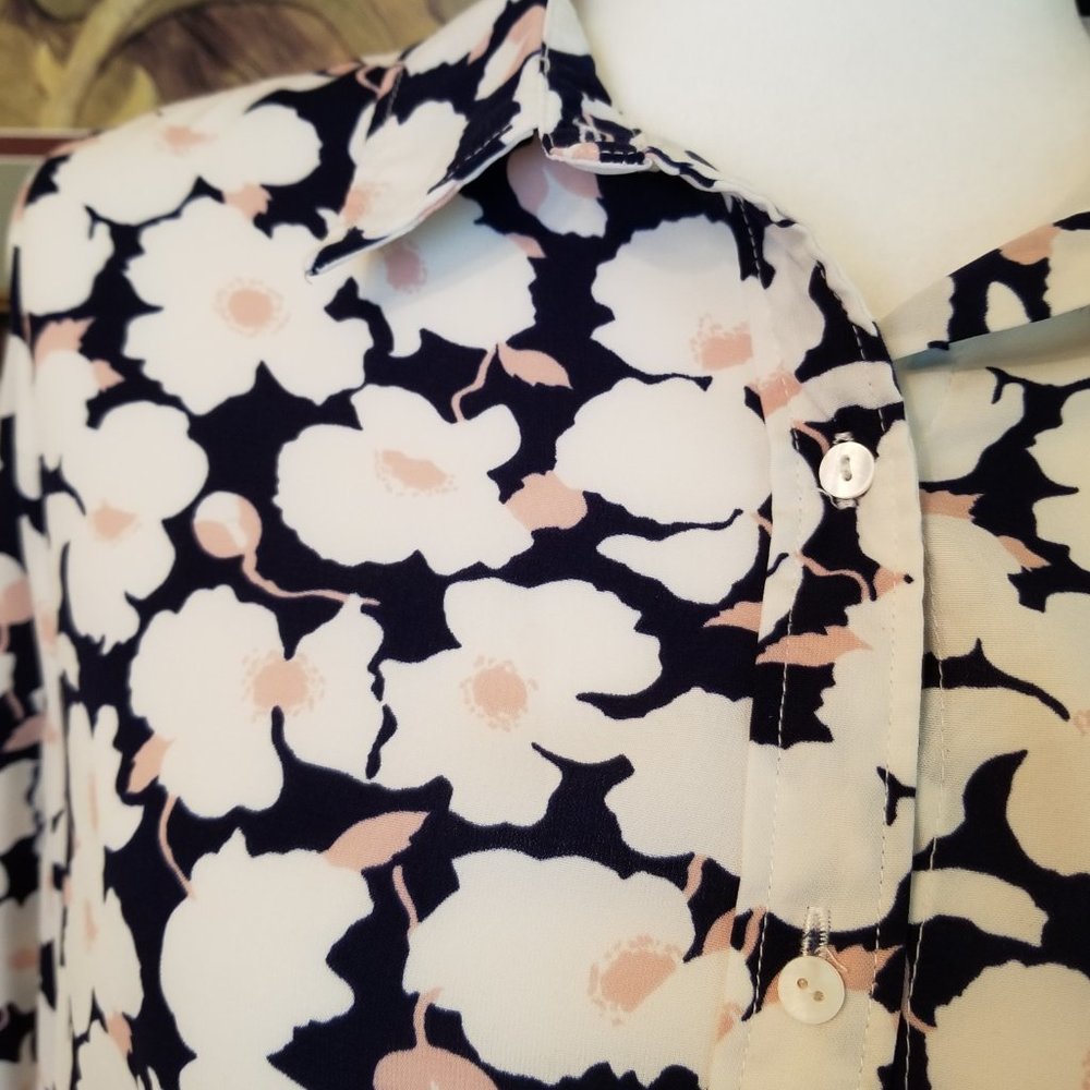 Skies are Blue  Kaulin Button Down Blouse M - Picture 3 of 7